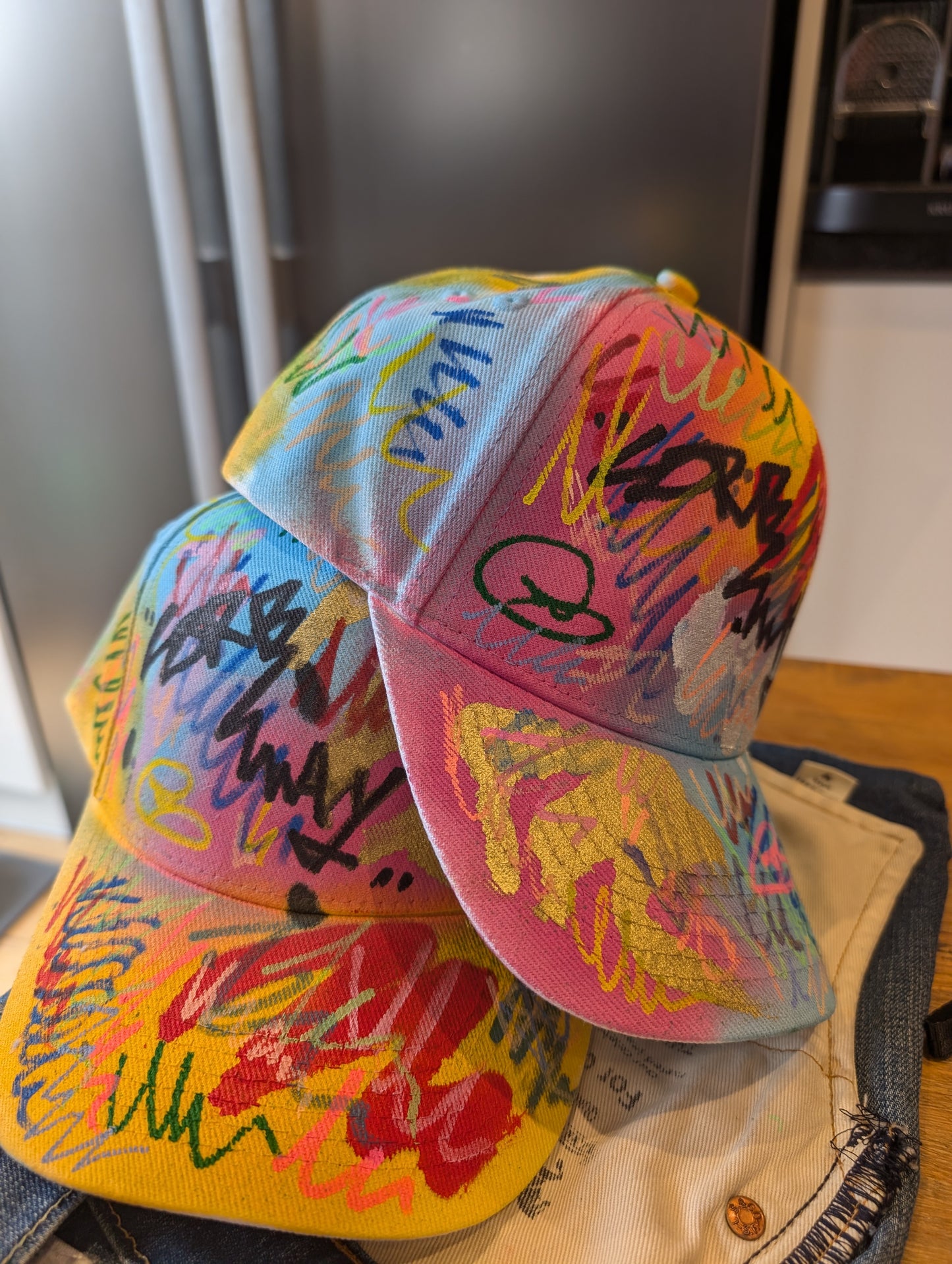 False Positive by Core Sway Hand Painted Caps