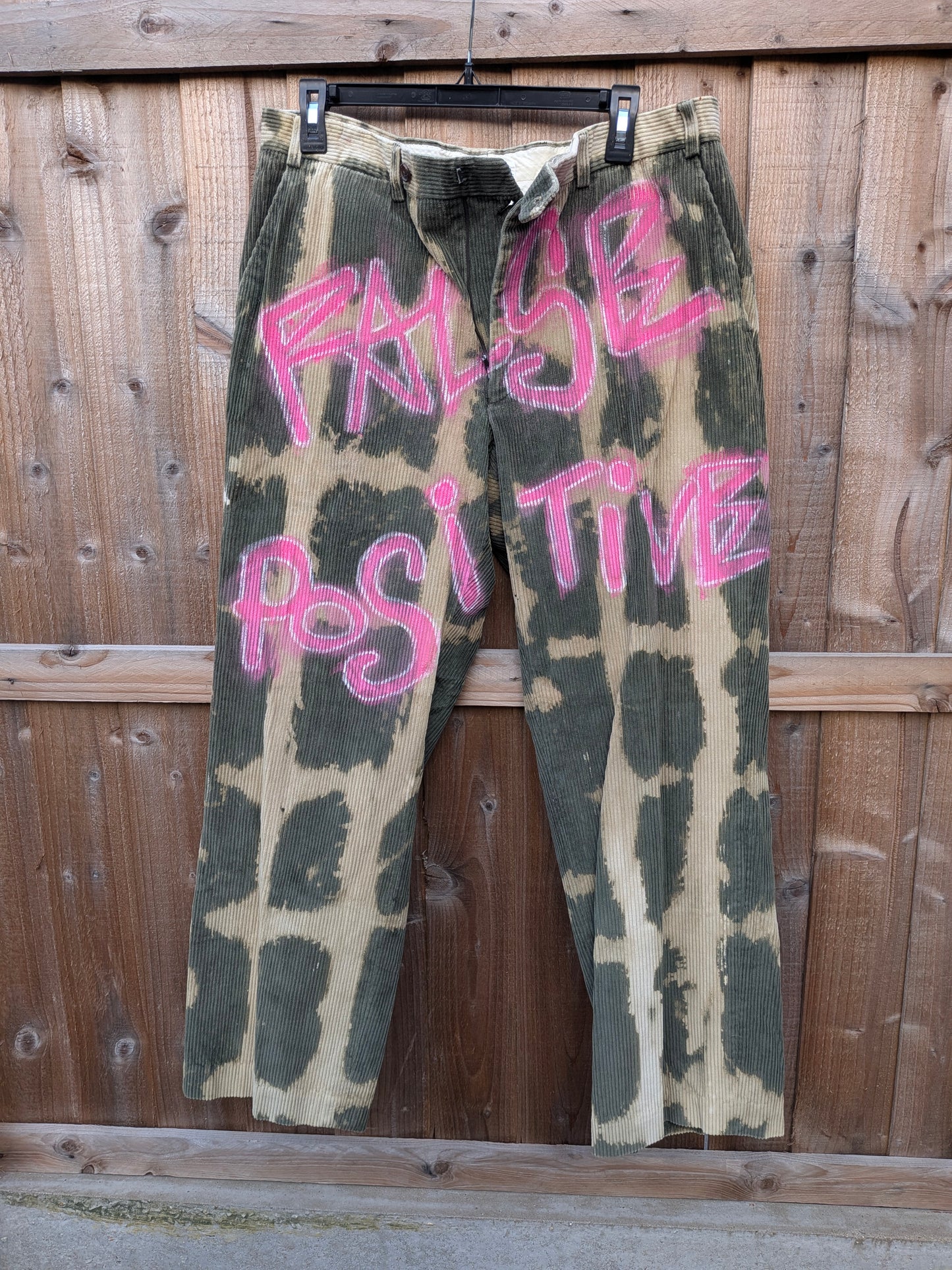 False Positive x Herbie Mensah Collaboration Upcycled Corduroy Trousers