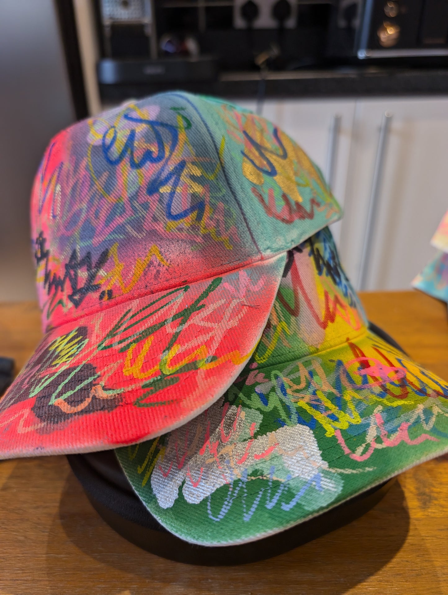 False Positive by Core Sway Hand Painted Caps