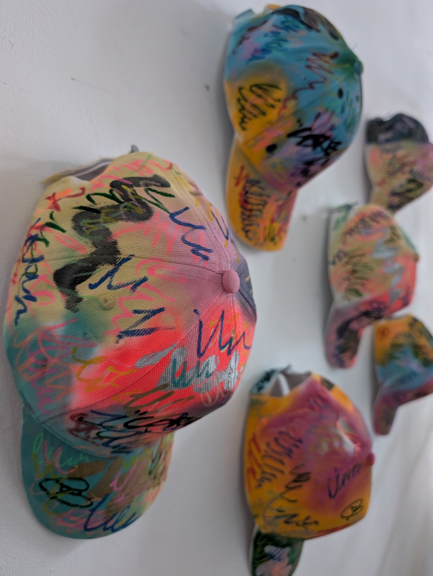 False Positive by Core Sway Hand Painted Caps