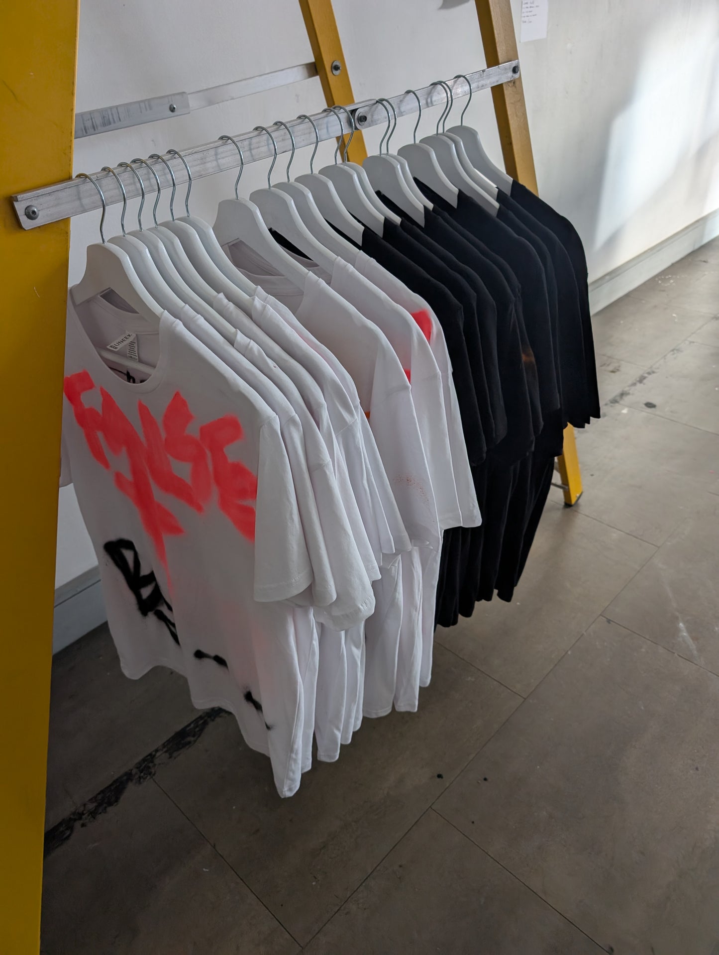 False Positive by Core Sway One of a Kind Hand Sprayed T-shirt