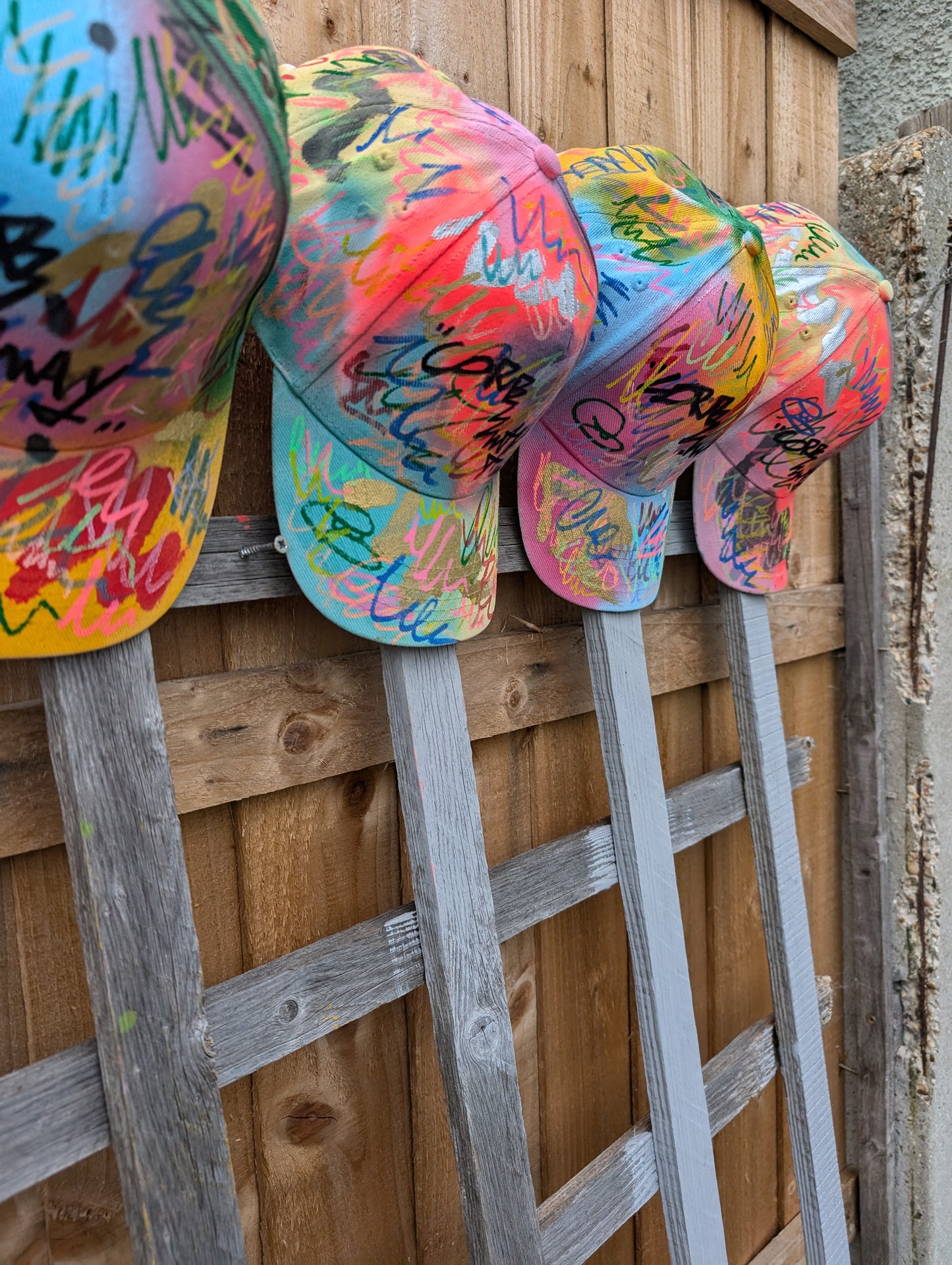 False Positive by Core Sway Hand Painted Caps