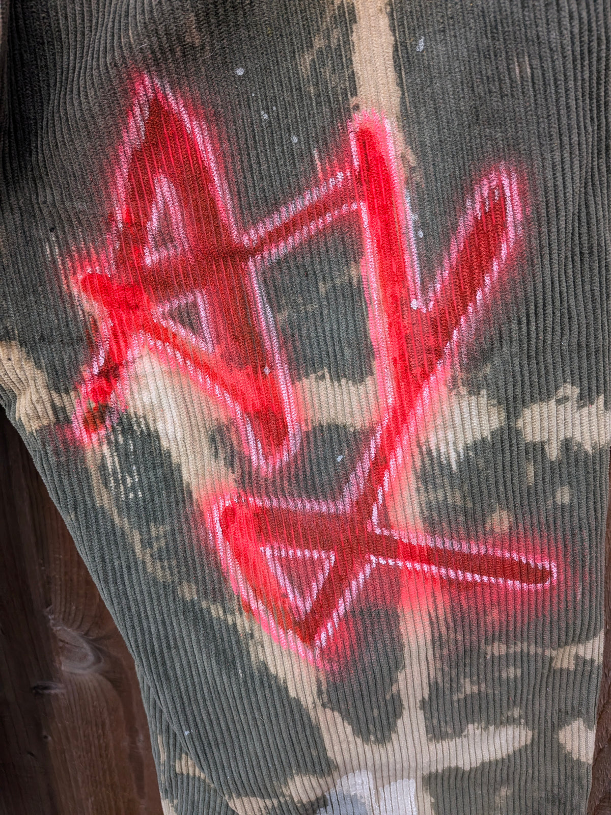 False Positive x Herbie Mensah Collaboration Upcycled Corduroy Trousers