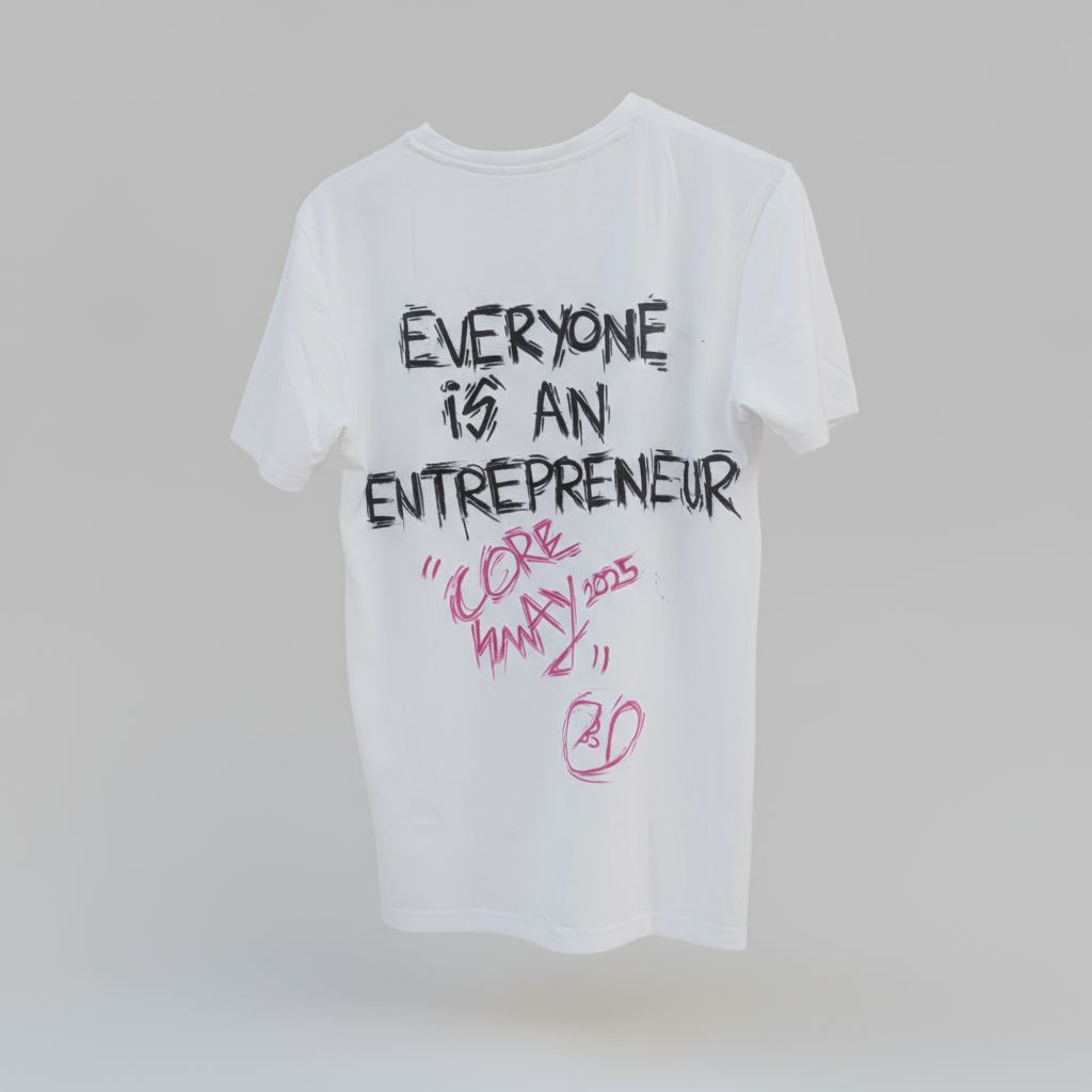 False Positive by Core Sway Hand Drawn One Of A Kind T-Shirt