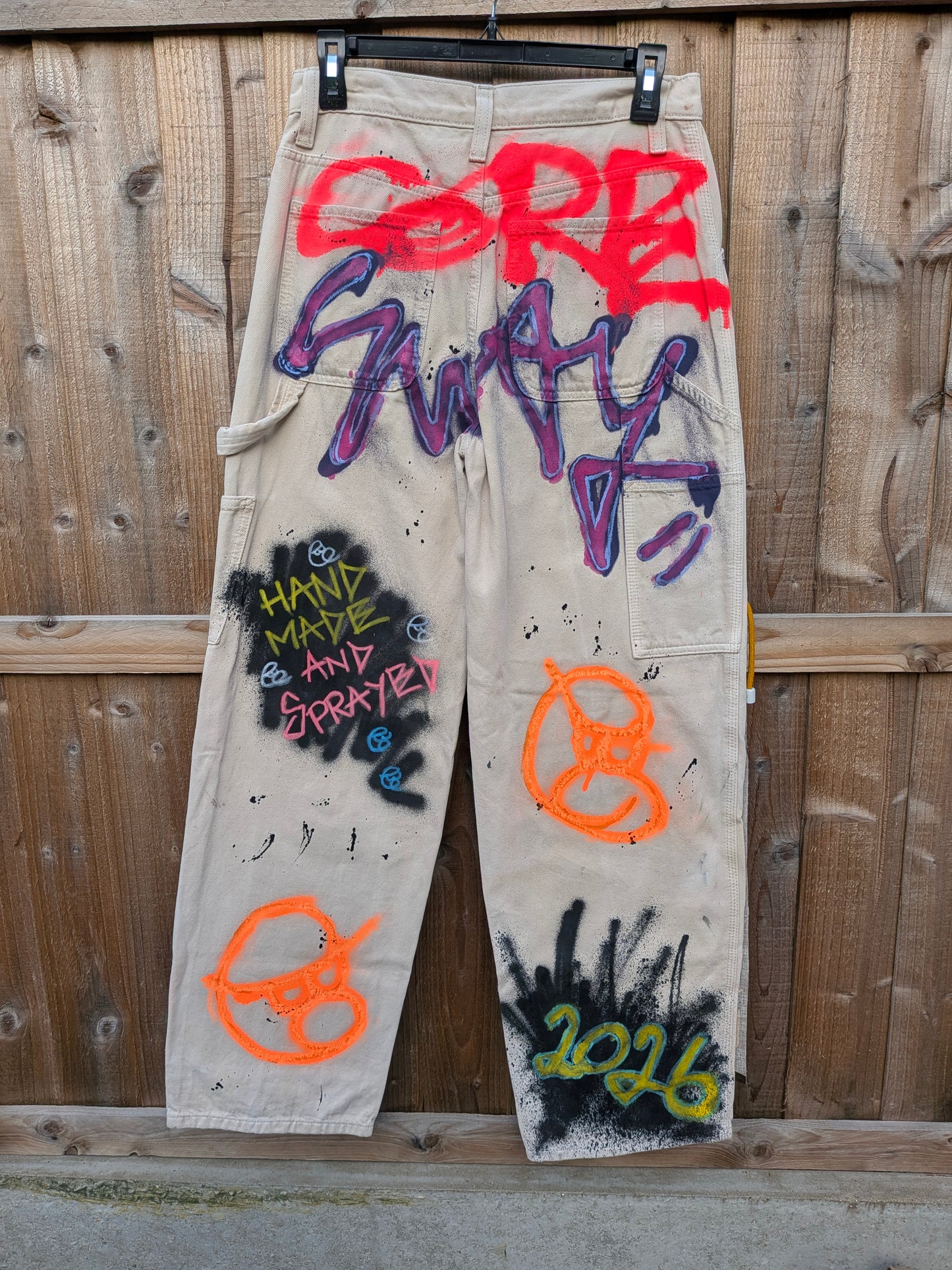 False Positive x Herbie Mensah Collaboration Upcycled Camel Trousers