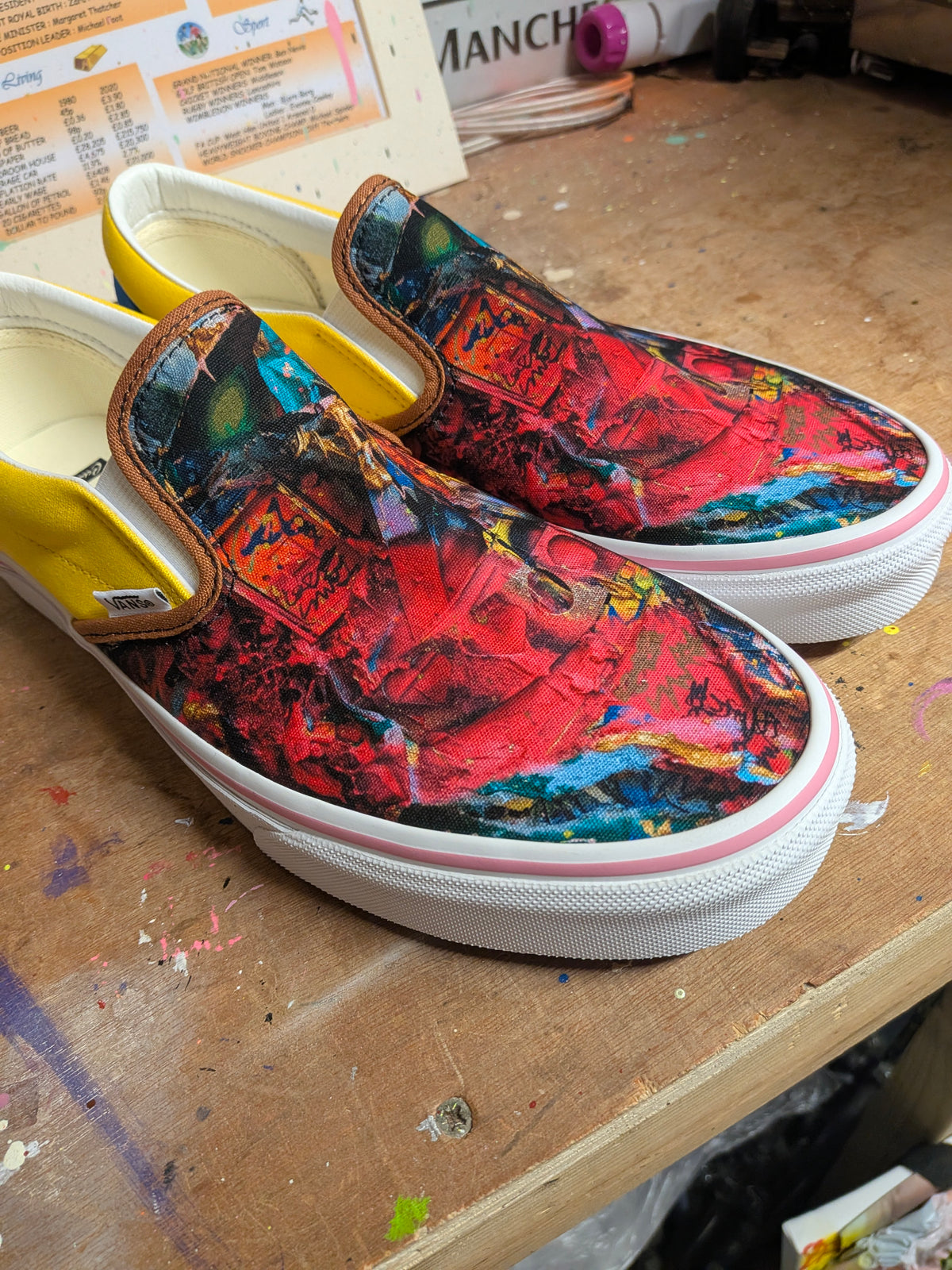 False Positive by Core Sway Custom Made Vans