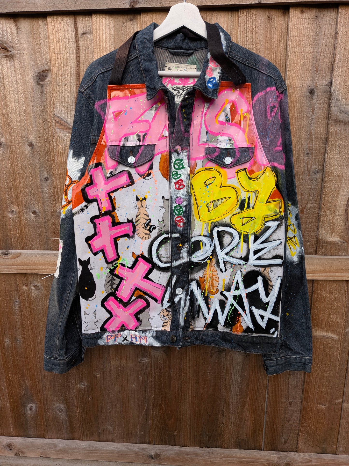 False Positive x Herbie Mensah Collaboration Denim Jacket