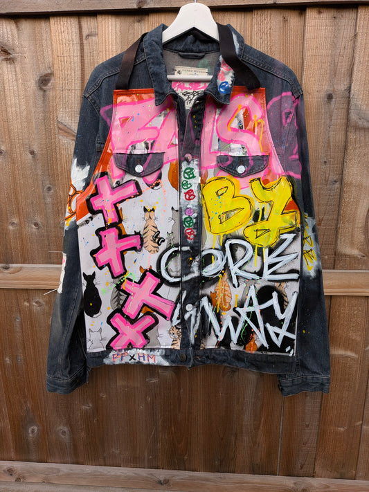 False Positive x Herbie Mensah Collaboration Denim Jacket