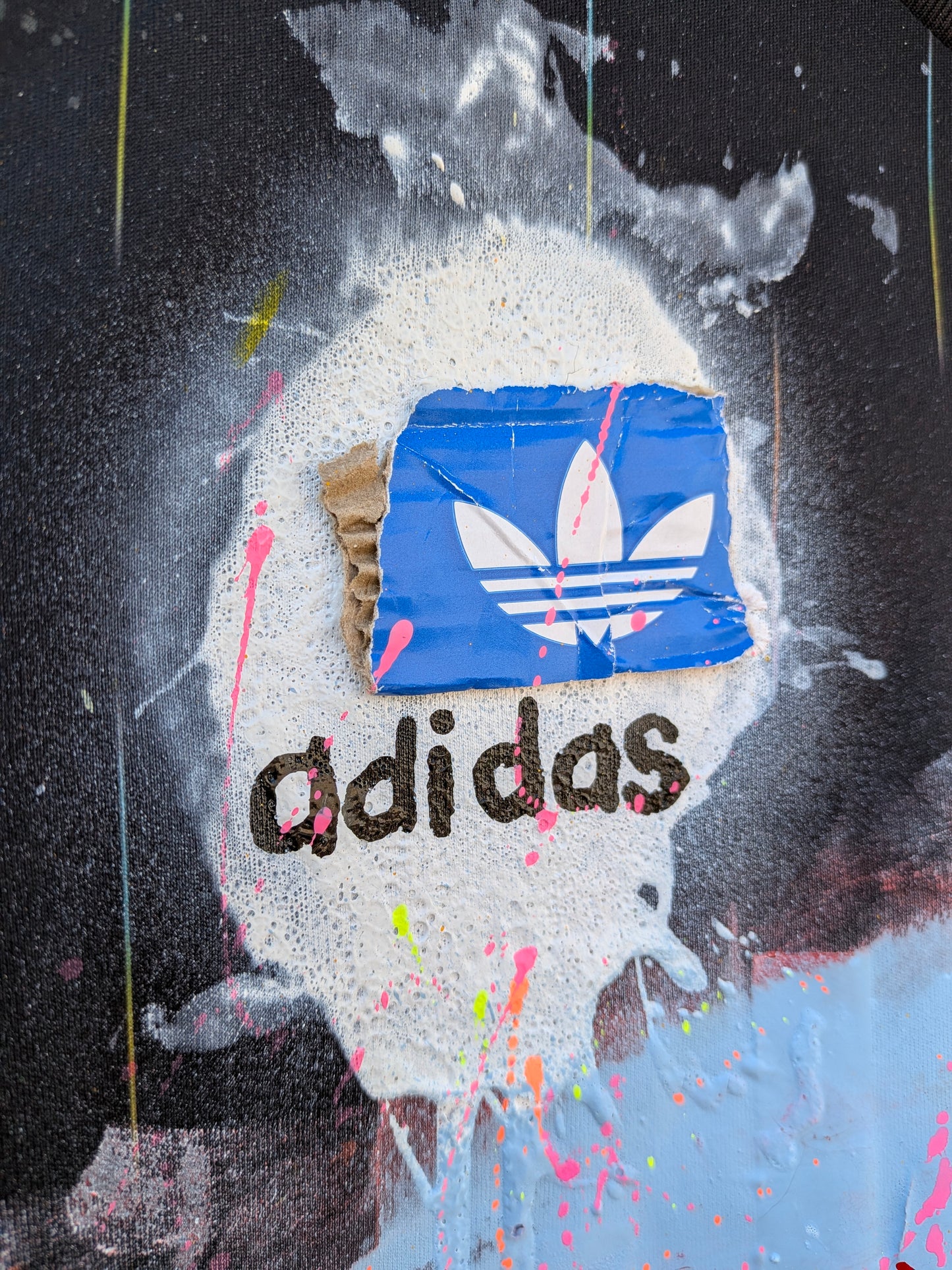 Hand Sprayed & Painted Upcycled Football Shirt SS26