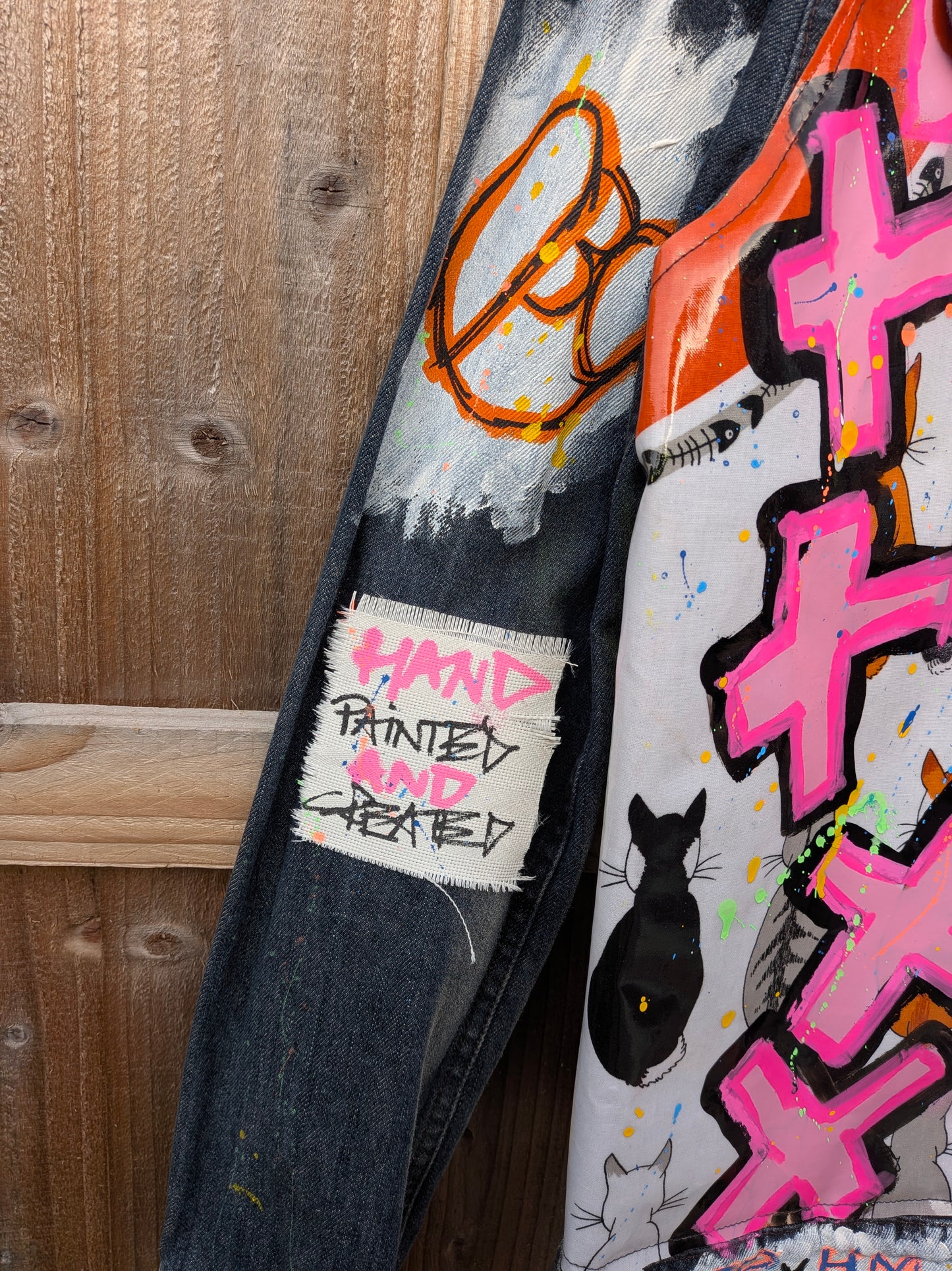 False Positive x Herbie Mensah Collaboration Denim Jacket