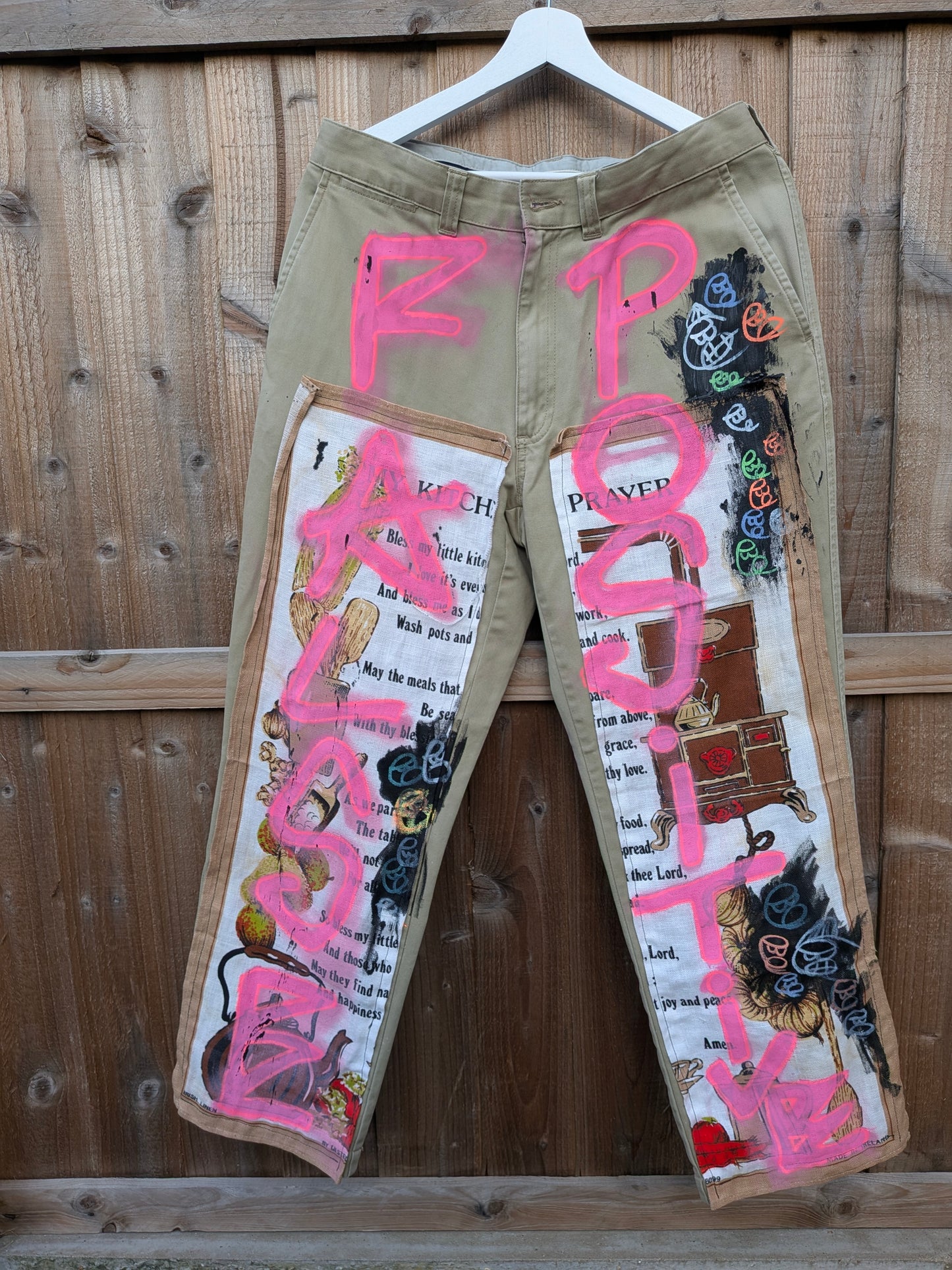 False Positive x Herbie Mensah Collaboration Upcycled Trousers