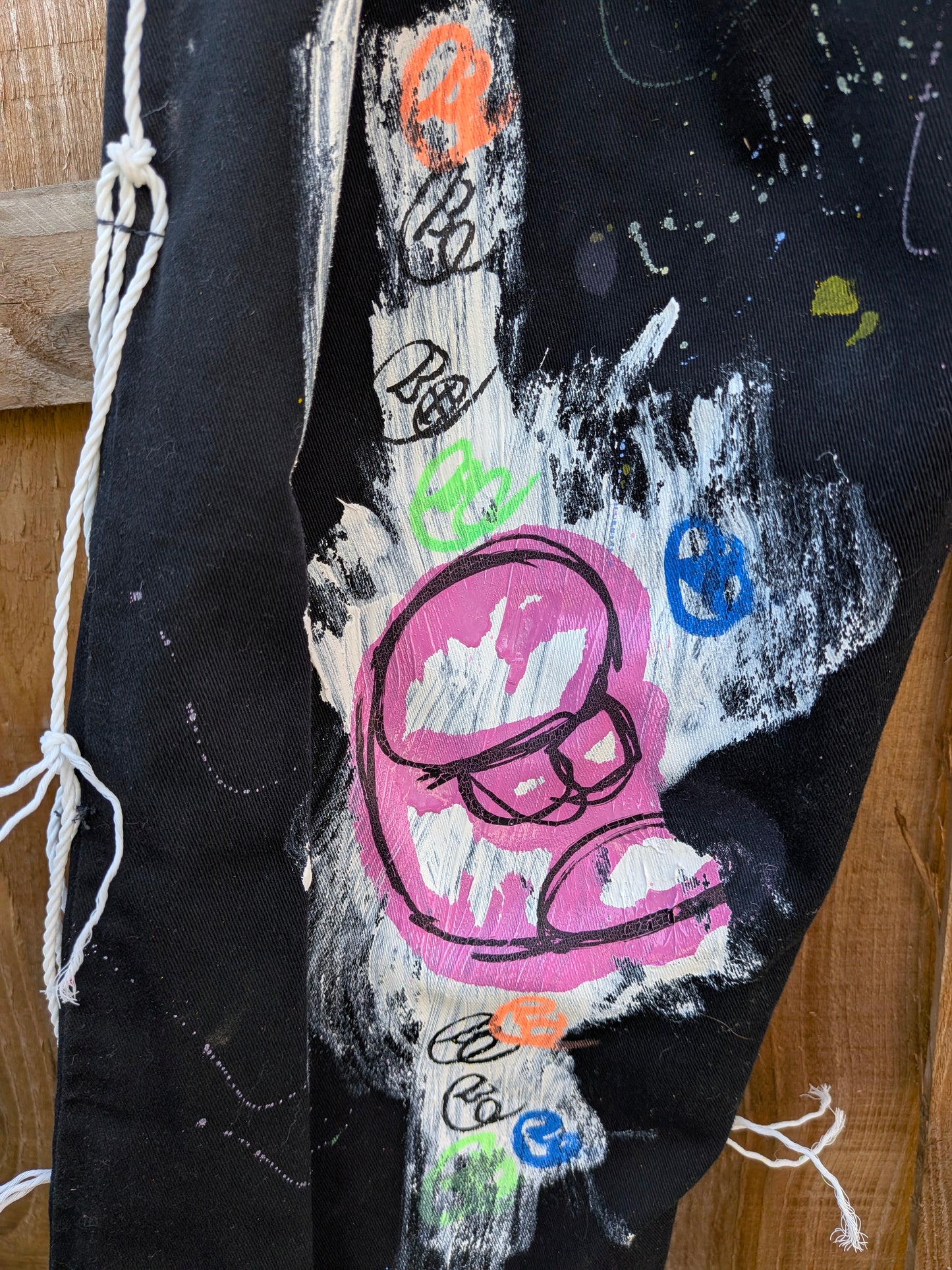 False Positive x Herbie Mensah Collaboration Black Trousers