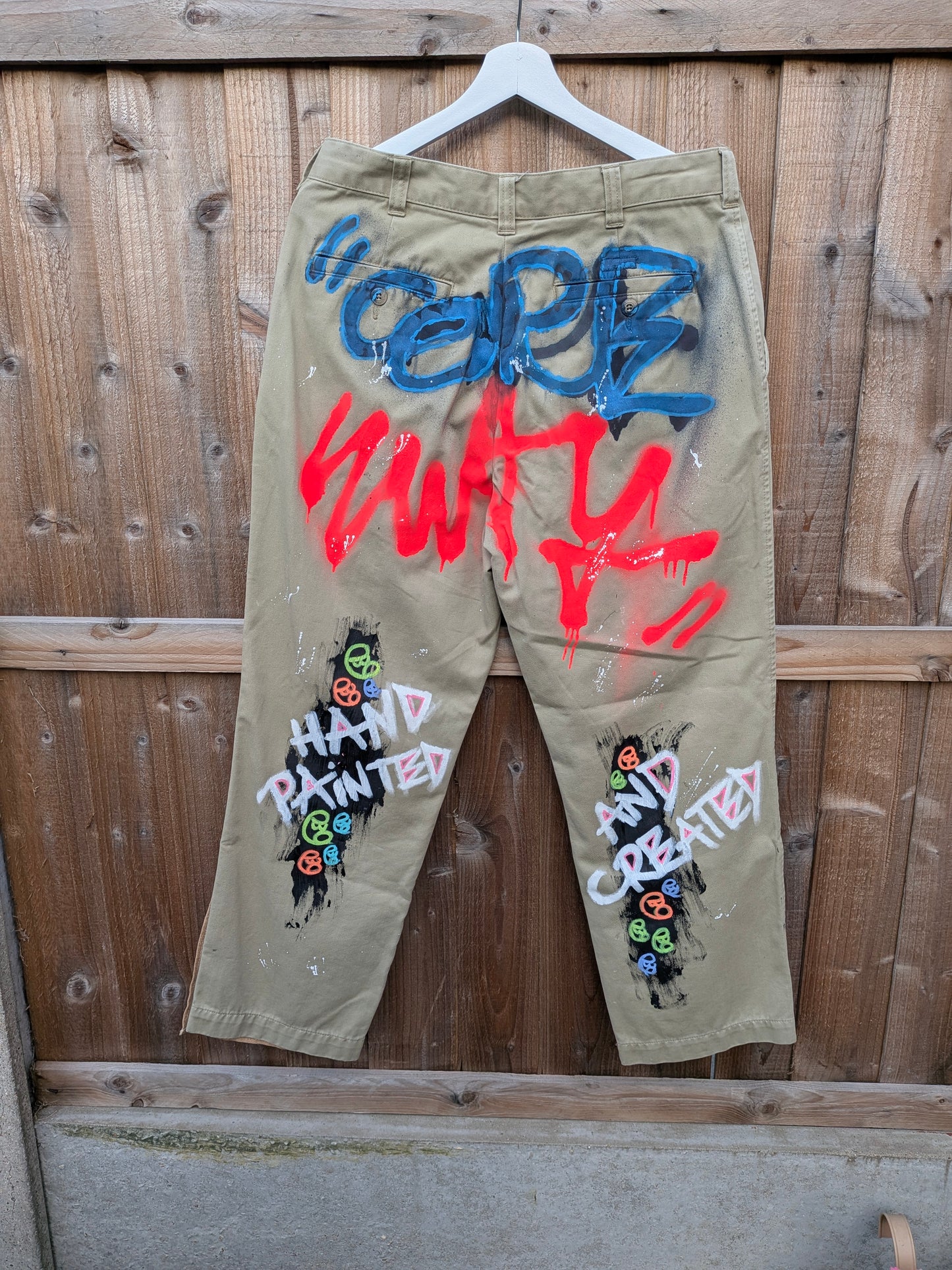 False Positive x Herbie Mensah Collaboration Upcycled Trousers